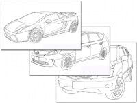 自動車のぬりえを無料ダウンロードしよう [子供の絵画・お絵かき・ぬりえ] All About