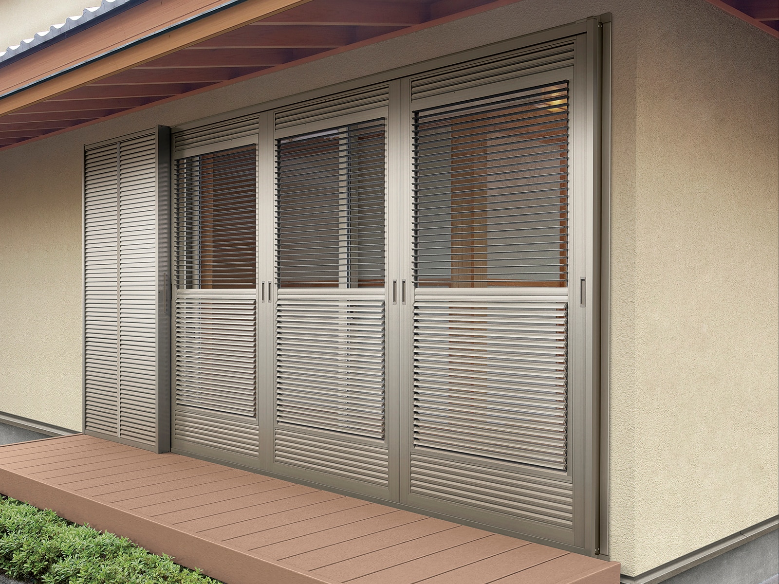 アルミ雨戸 暴風戸③ - 沖縄県の家具 