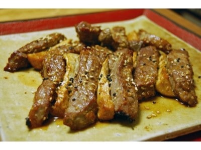 牛肉とエリンギの串焼き！人気の韓国料理レシピ