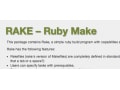 RubyのMake、Rakeの使い方