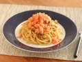 シャリシャリトマトのすりおろし冷静パスタ！おもてなしレシピ
