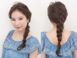 【予約中！】 エルサの髪型に！ アナ雪エルサ風三つ編みヘアアレンジの作り方 コスプレ衣装