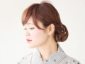 浴衣に合うロングヘアの低めお団子ヘア！ 簡単ヘアアレンジの手順