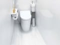 【新商品】トイレ床全面に施工 大判セラミックパネル