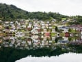 ノルウェーのフィヨルド観光ノールハイムスン村への旅