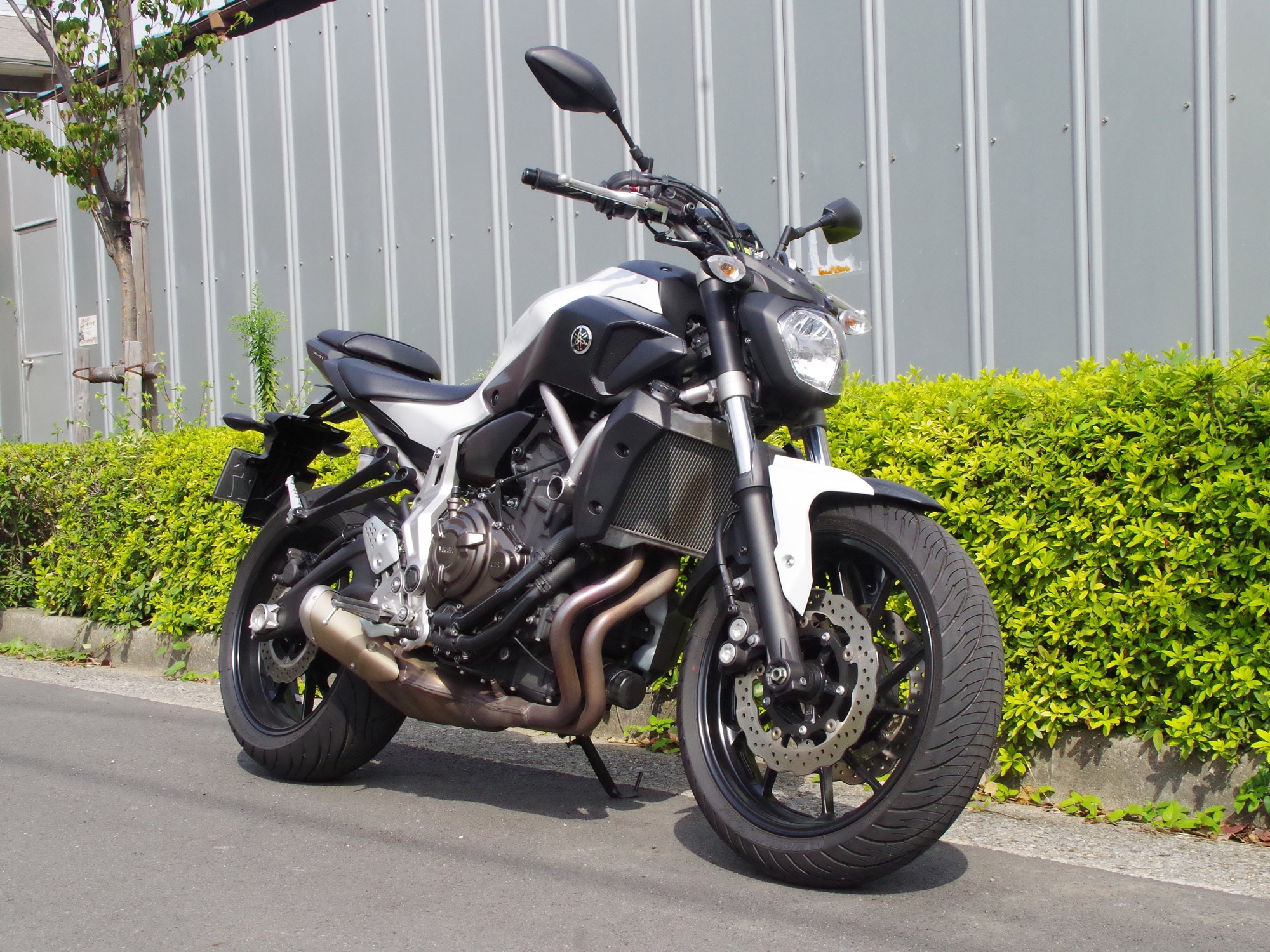 YAMAHA mt-07 アクラポビッチJMCA認証マフラー訳あり