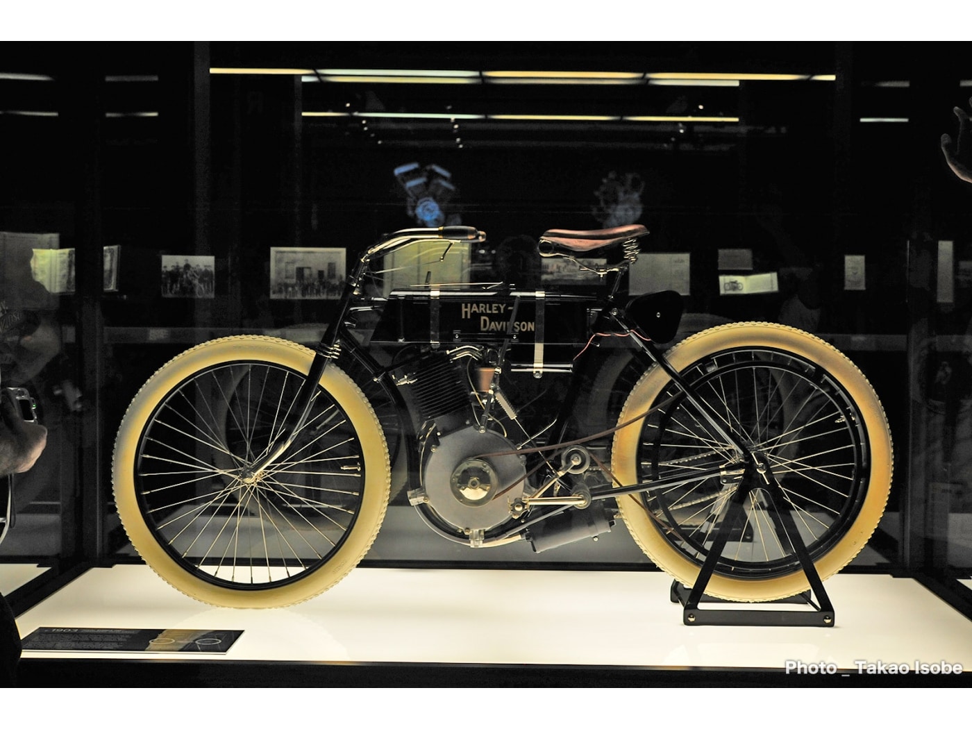 歴史的名作米国バイクメーカーシリアル番号入り初代ハーレーダビッドソン レプリカ 切りとっ