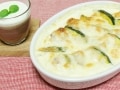 チキンとかぼちゃの簡単グラタン＆ ココアプリン
