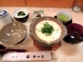 唐井筒でアツアツの「すっぽん雑炊」