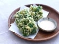 ビールに合う　菜の花のおつまみかき揚げ