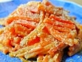 人参の味噌きんぴらレシピ！にんじん嫌いの子供にも人気の料理