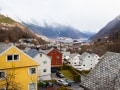トロルの舌へアクセスが簡単なオッダ町/ノルウェー