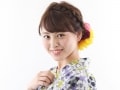 浴衣ヘアのショート・ボブ向け編み込み！簡単まとめ髪アレンジ