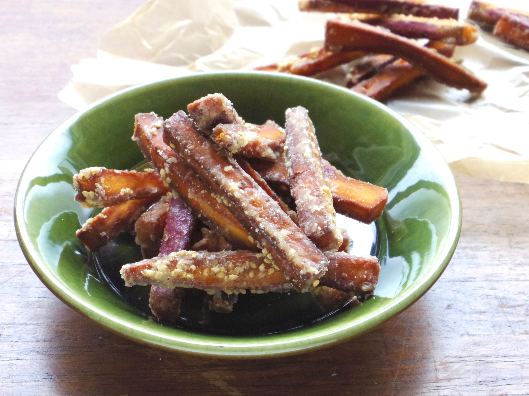 さつまいもの塩胡麻かりんとうレシピ……後を引く美味しさ！ [旬のやさい  