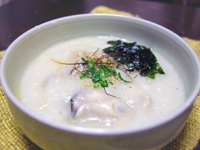 韓国の家庭料理！ 牡蠣のお粥レシピ