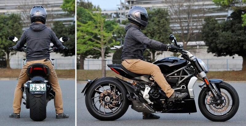 XDiavel S 純正ミラー 右左セット XディアベルS 送料無料 Ducati ドゥカティ ダイアベル 1260/S XディアベルS