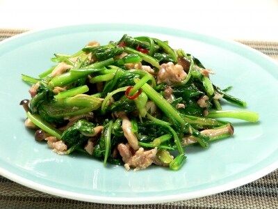 中華風炒め物「小松菜のニンニク炒め」のレシピ！簡単美味しい作り方