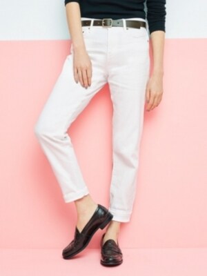 UNIQLO, ユニクロ,春物,トレンド,スリムボーイフレンドフィットアンクルカイハラ,ジーンズ,ジーンズ,デニム,テーパード,トレンド