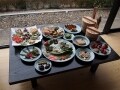 京都の萬福寺で、豪華精進料理をいただく
