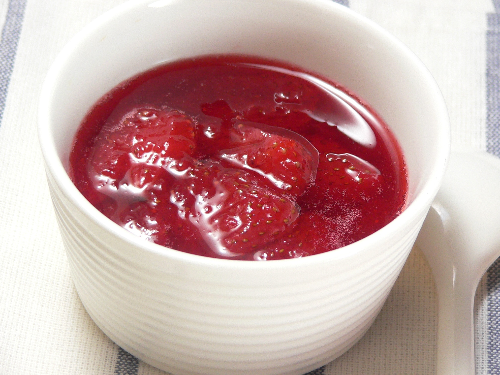 リメイク 水さし いちごジャム（レンジで簡単ないちごジャムのレシピ  