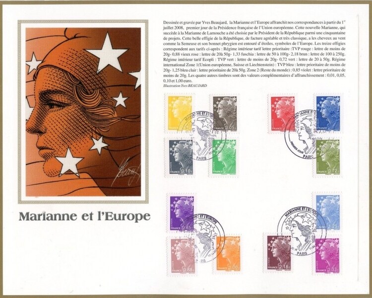 フランス1949年★ガンドンのマリアンヌ・シリーズ★12枚 フランス1949年☆ガンドンのマリアンヌ・シリーズ☆12枚