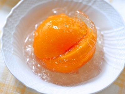 桃缶でゼリー ゼラチンで作るまるごと桃ゼリーのレシピ 簡単お菓子レシピ All About