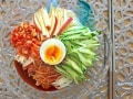 ビビン冷麺風そうめんのレシピ！さっぱり辛うま