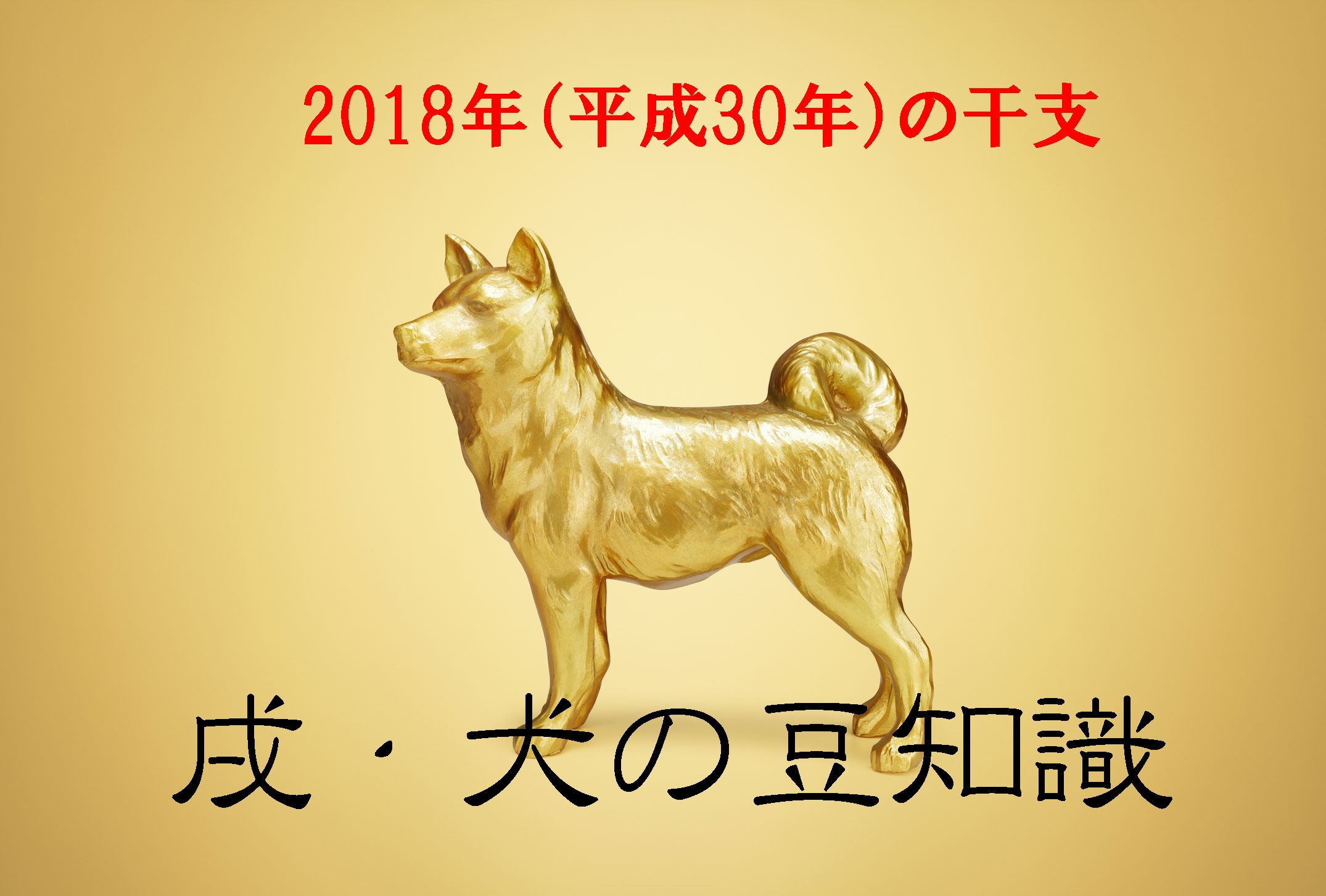 2018年（平成30年）の干支～戌・犬の豆知識 [暮らしの歳時記] All About