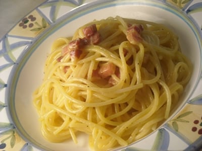 スパゲッティ　カルボナーラ