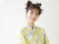 ミディアム浴衣・大人も似合う猫耳ヘアアレンジ