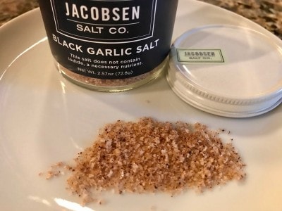 black garlic salt