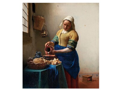 フェルメール《牛乳を注ぐ女》1660年頃
