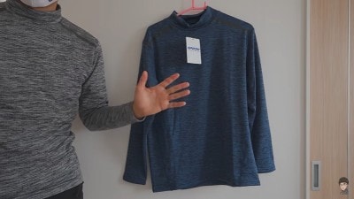 ワークマンムーブフラッシュブロックフリースハイネック