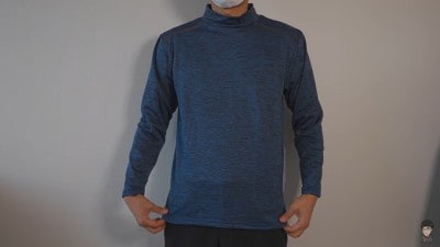 ワークマンムーブフラッシュブロックフリースハイネック