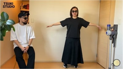 エアリズムコットンオーバークルーネックT（半袖）