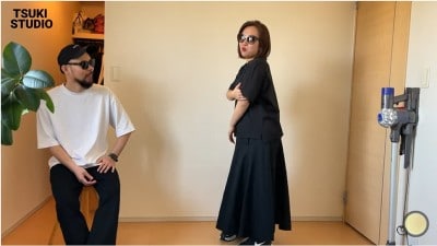 エアリズムコットンオーバークルーネックT（半袖）