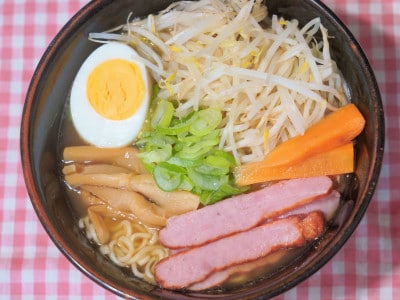 業務スーパーのラーメン「いわて醤油」味噌味