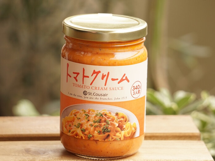 サンクゼール「パスタソース トマトクリームソース」（646円税込）