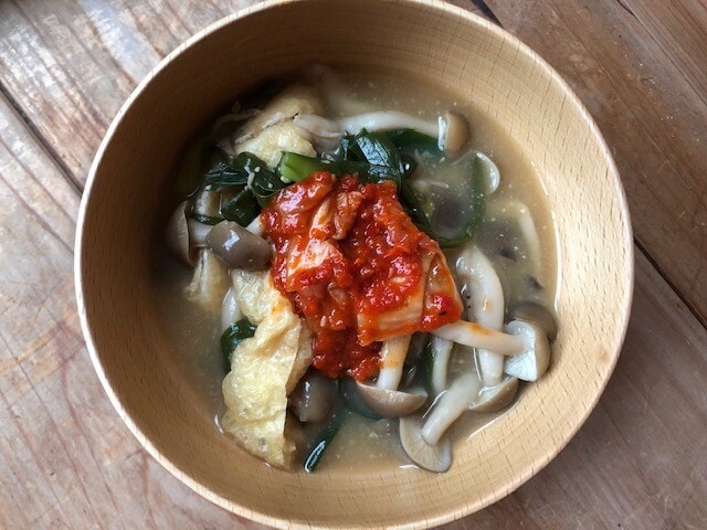 味噌汁に入れる