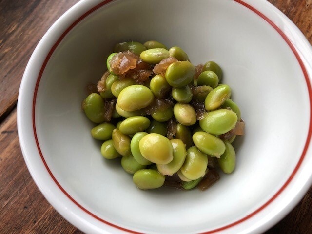 枝豆の生姜マリネ