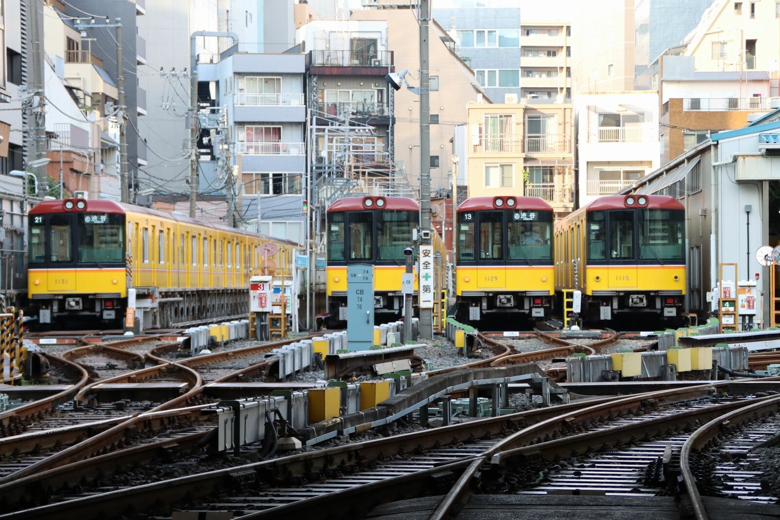 東京メトロ銀座線 1000系 上野車両基地~上野~渋谷・渋谷~浅草