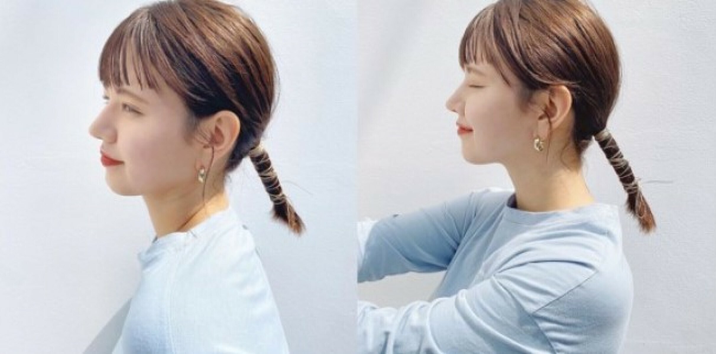 ヘアスティック」と「ひも」でおしゃれ上級者！垢抜けアレンジ4