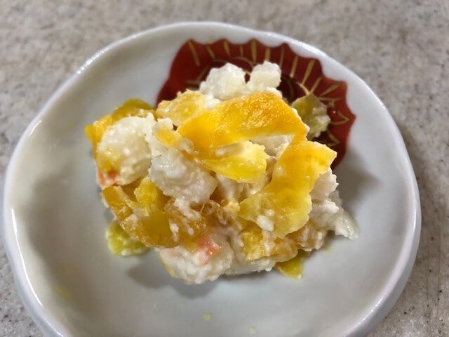 ポテサラ&業務スーパー「 つぼ漬け」