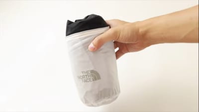 収納袋におさめればこんなにコンパクトに！