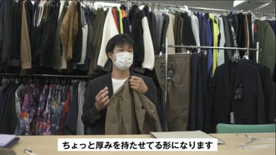 生地に厚みを持たせて秋冬仕様に＆シワもできにくくなった