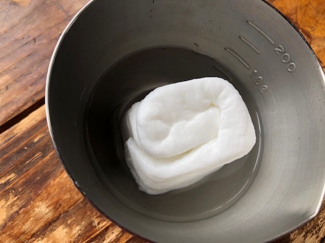あっという間に膨らむ