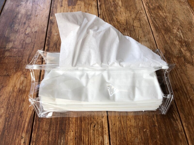 品質検査済 100均「テッシュケース」はセリア「透明カバー」がイチオシ 手提げ・レッスンバッグ・入園グッズ