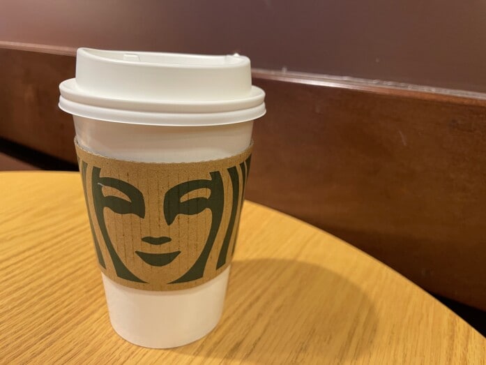 スタバ　ミルク