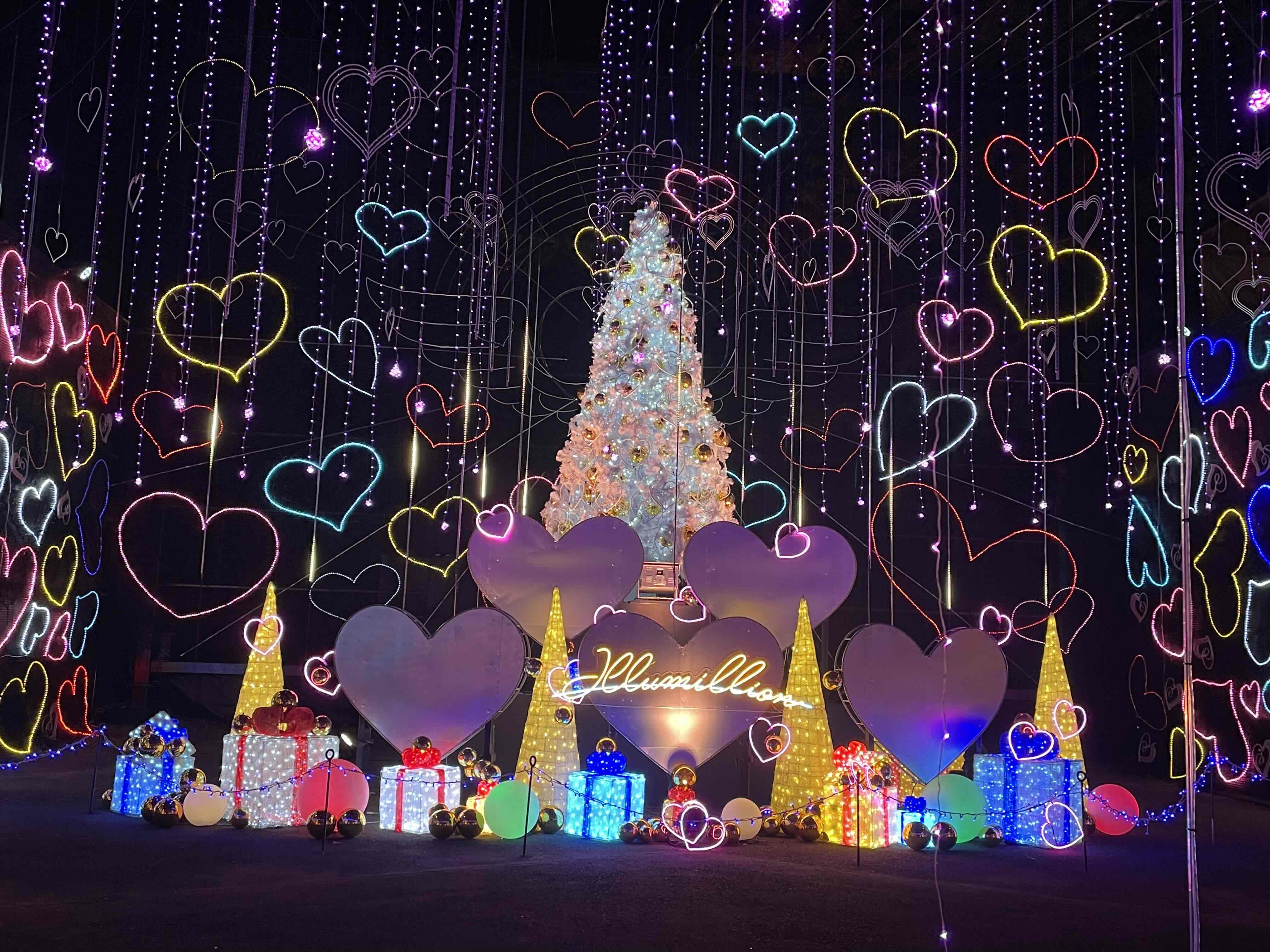 1)　夜のイルミネーション 東京ミッドタウン日比谷】「HIBIYA Magic Time Illumination