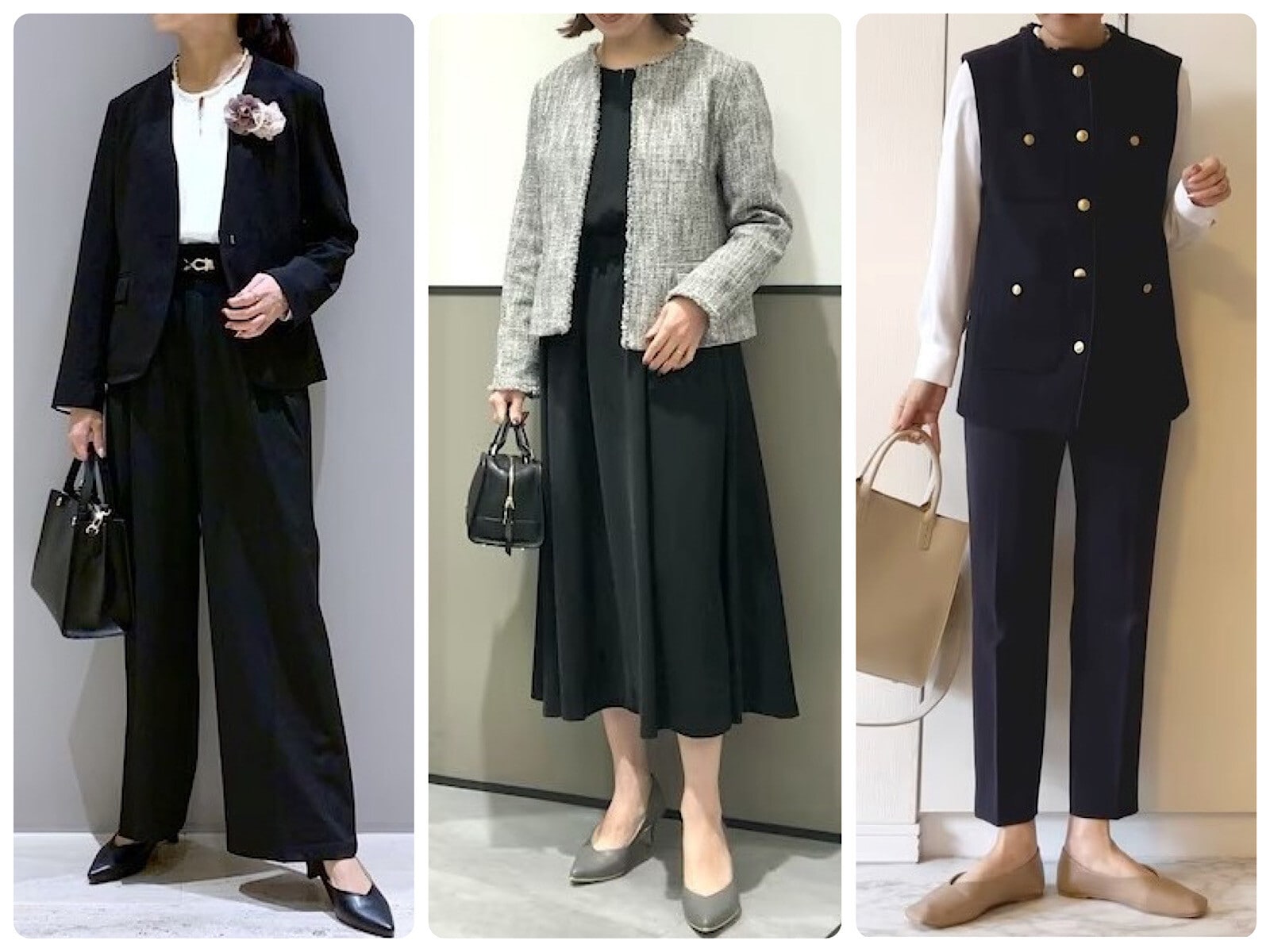 卒業式 フォーマル コーデ 155cm以下の40代ママ必見！ 失敗しない卒園式・卒業式コーデ